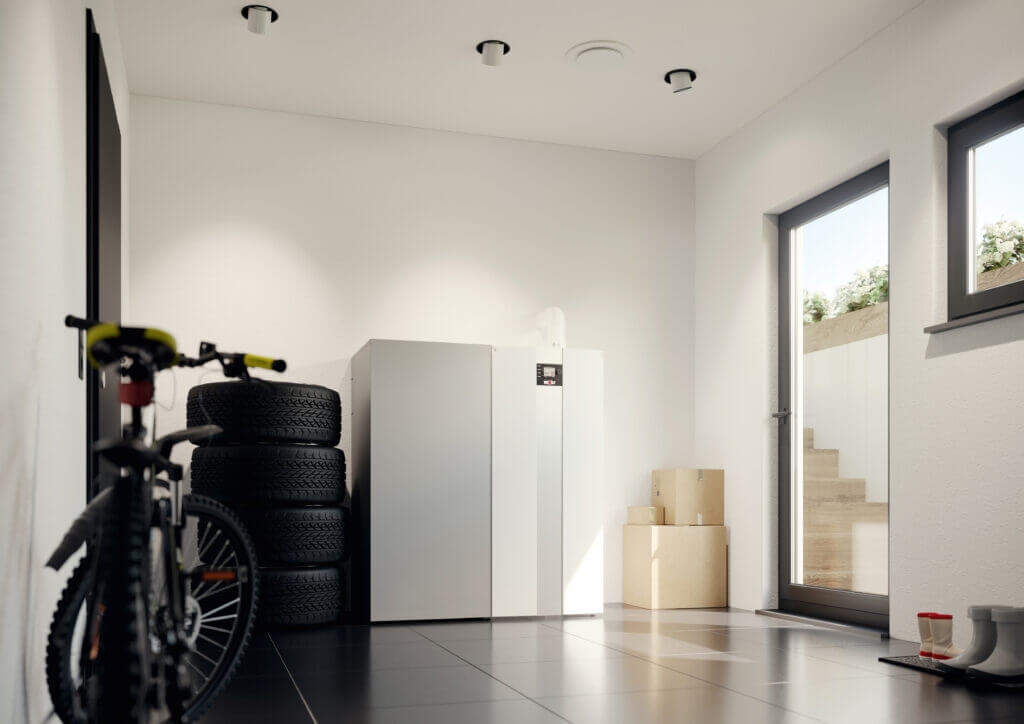 Moderne Öl- und Gasheizungen von Wolf - Kompakter Heizungsspeicher für energieeffizientes Heizen im Eigenheim.